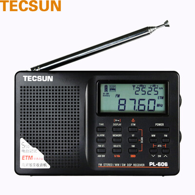 

Tecsun Tecsun PL-606 college entrance examination hearing four or six radio full band portable radio old man semiconductor black
