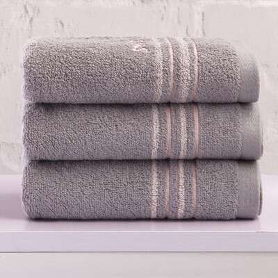

Sweet Towel Scotland Series 100 Cotton Embroidered Towel Grey