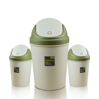 

Feida three&shaking trash cans office hand round trash cans 9L G1930