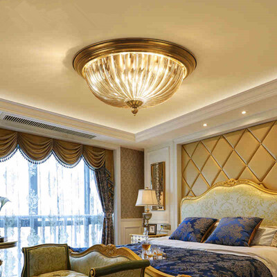 

European style retro living room bedroom chandelier ceiling lamp