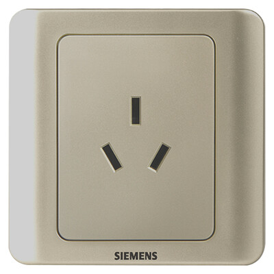 

Siemens SIEMENS 5UB02001CC133 switch socket vision 16A three-hole high-power socket gold brown