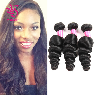 

7A Indian Virgin Hair Loose Wave Indian Loose Wave Virgin Hair 3 Bundle Deal Human Hair Loose Curly Indian Hair Bundles