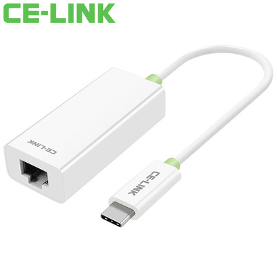 

CE-LINK 1102 Type-C to Gigabit Ethernet Converter USB-C31 to RJ45 Converter Apple Macbook Computer Interface External wired network card