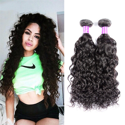 

Peruvian Water Wave 2 Bundles Gem Peruvian Virgin Hair Peruvian Ocean Wave Pineapple Wave Virgin Hair Wet And Wavy Human Hair 1b