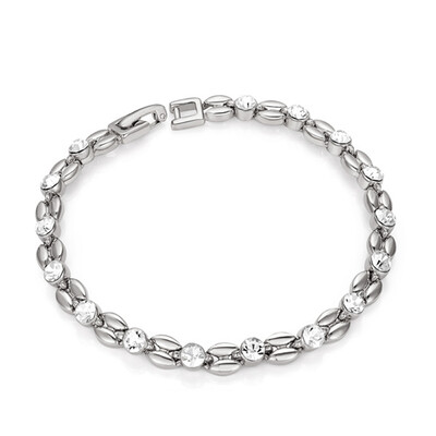 

Yoursfs@Trendy Crystal Love Heart Shape CZ Cubic Zirconia Rhinestone Bracelet for Girl Women Fashion Jewelry Wholesale Online B0
