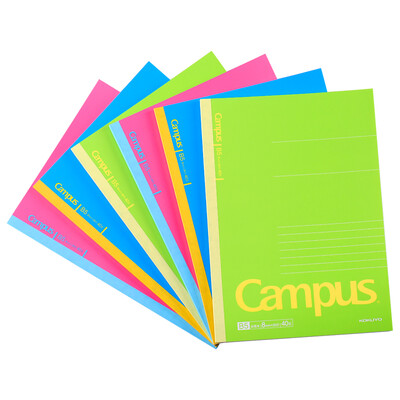 

KOKUYO Campus New Colorful Wireless Binding Book Notepad Soft Copy B5 40 Page 6 This color comes with WCN-NB548N
