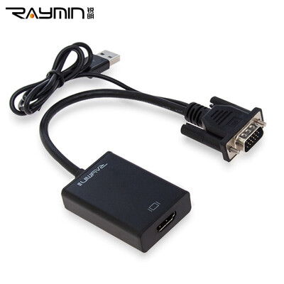 

Rui Ming RM9501 VGA to HDMI high-definition converter with audio output support 1080P HDCP