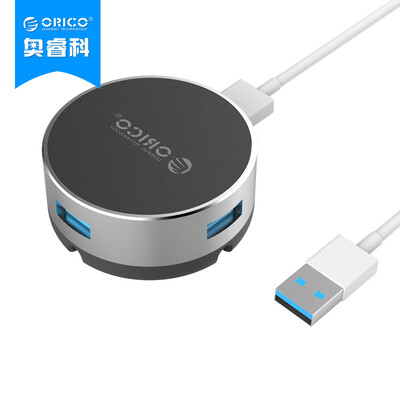

ORICO BNS1 Креативный портативный портативный USB3.0 Desktop HUB Splitter Mouse Wireline Фиксированный линейный концентратор Silver