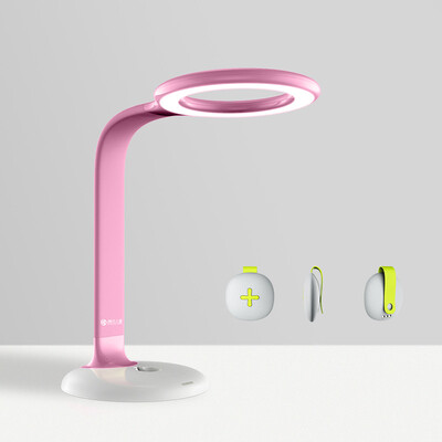 

Tencent children intelligent desk lamp student desk reading led learning desk lamp cherry powder