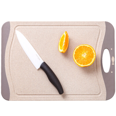 

Arsto Husk chopping board Anti-slip chopping board Wheat fiber cutting board Baby food supplement board Wheat color Large size (39 * 27 * 0.8cm