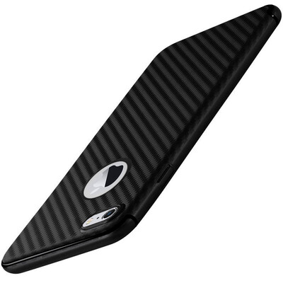 

BIAZE Apple 6 / 6S Plus телефонный чехол iPhone6 ​​/ 6S Plus Case All-in-One Силиконовый защитный кожух Мягкий чехол Carbon Cushion JK86- Black