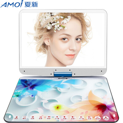 

Amoi PDVD-1720 14-дюймовый портативный мобильный DVD-плеер dvd-плеер CD-плеер портативный телевизор жесткий диск плеер для мобильного ТВ (синий)