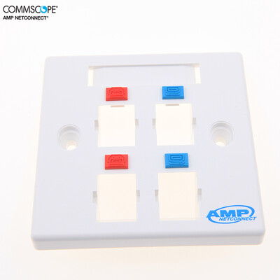 

CommScope 1427023-2 Британский четыре отверстия коническая панель (ранее бренд AMP)