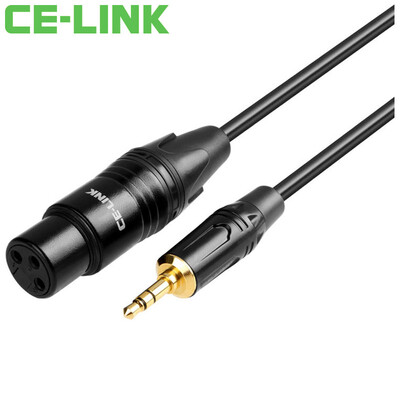 

CE-LINK 2838 DC3.5 до 3-жильный XLR аудио кабель для удлинителя кабеля / 3-х метровный сабвуфер на карточной линии с телефонным компьютером с микрофоном микрофонный микшерный кабель