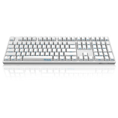 

AKKO Ducky Zero 3108 PBT гравированная механическая клавиатура 108 клавиш вишневая ось белого цвета зеленая ось полное программирование клавиш