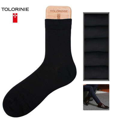 

TOLORINIE business men socks 100 cotton leisure men socks four season socks cotton socks 5 pairs of K7300