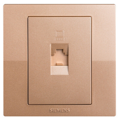 

Siemens SIEMENS 5UH80363NC03 switch socket Yue move computer TV socket champagne gold