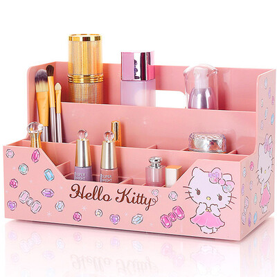 

Jingdong supermarket] HELLO KITTY small storage basket cosmetics collection of toilet items storage snack storage box a multi-purpose KT1253