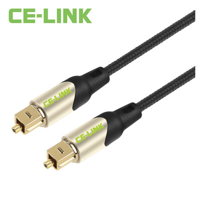 

CE-LINK 2733 digital optical fiber audio cable 3 m thin line Toslink male head to the mouth of the mouth of the other side of the audio amplifier line fine digital fiber line portable