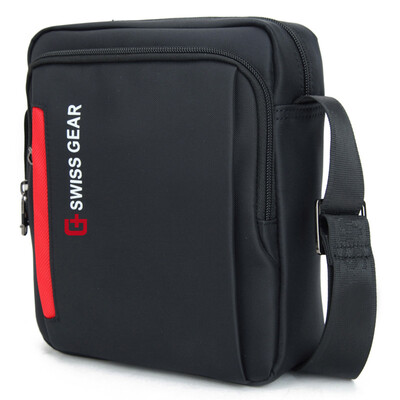 

Jingdong Supermarket SWISSGEAR Shoulder Bag Male Long Style Casual Fashion Shoulder Bag Messenger Bag Business Bag iPad Bag SA-5008 Black