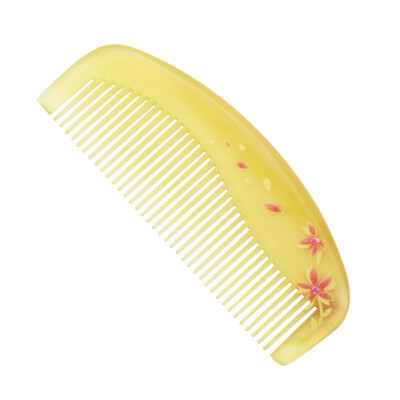 

Jingdong Supermarket Yu Mei Ren horns lacquer art comb hand-painted girlfriend gifts to send girl honey gift cherry rain