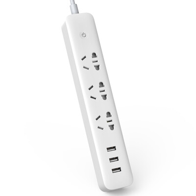 

Зеленый рис (CHING MI) WiFi новый национальный стандарт 3 + 3 интеллектуальный порт USB (5V 2.1A) 1,8 м Общая панель управления ссылка розетки экологической проса / вставить строку / патч-панель