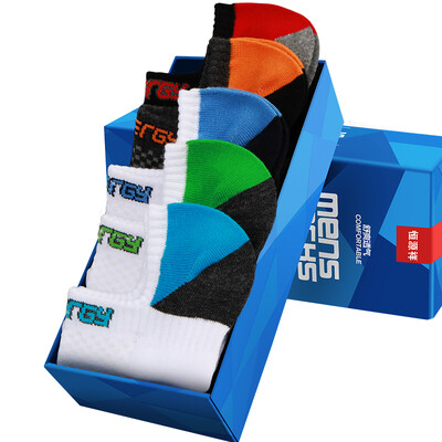

Heng Yuan Xiang men&39s boat socks shallow mouth movement men socks hit color vibrant short socks Viagra mixed color 5 pairs of equipment