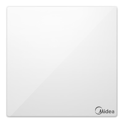 

Midea Midea switch socket panel single open a single control Ya white 86 no border