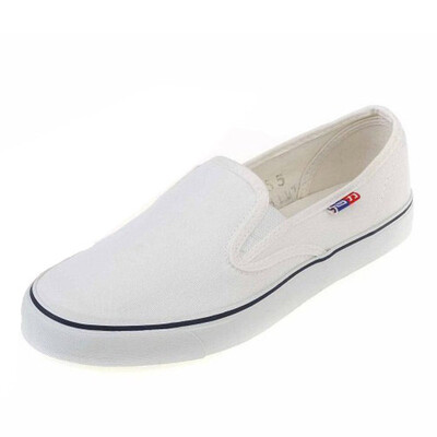 

Warrior couple canvas shoes men&women models flat shoes low to help casual shoes WJ-3 white 38