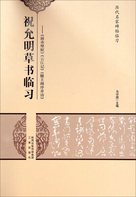 

历代名家碑帖临习·祝允明草书临习《前赤壁赋》《云江记》《滕王阁序并诗》