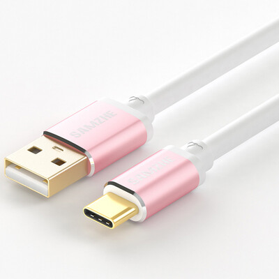 

Shanze SAMZHE Type-C data cable USB20 Andrews charging line fast charge line support millet 5 4C music as Huawei P9 P10 rose gold 05 m LC-50C