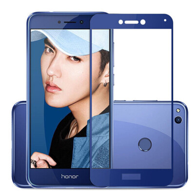 

Smorss Huawei glory 8 Youth Edition tempered film Huawei glory eight youth mobile phone film full-screen full coverage blue