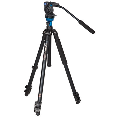 

Benro A1573FS2 aluminum alloy tripod camera photography hydraulic tripod PTZ set