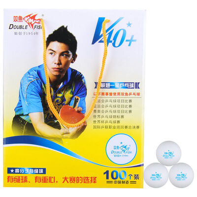 

Pisces (DOUBLE FISH) Samsung table tennis wings V40 + new material ABS 3 planet professional game with the ball 10 / box