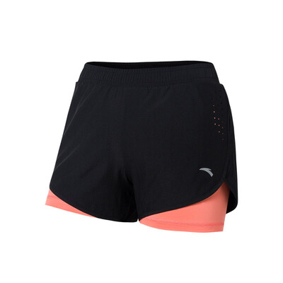 

Anta ANTA pants 96727301 woven lightweight breathable sweat sports pants base black soft pink -4 XL 175