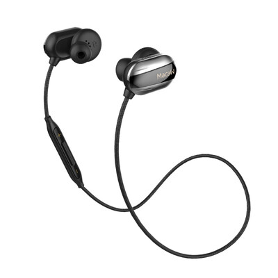 

Macaw T60 Wireless Sports Stereo In-Ear Curtain Music Bluetooth Headset Bluetooth 41 Universal Moonlight Silver