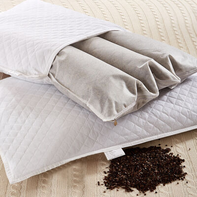

Jia Bai pillow buckwheat pillow cervical pillow pillow health pillow health pillow cotton pillow total weight of about 6 pounds detachable single 48 74cm Jingdong own brand