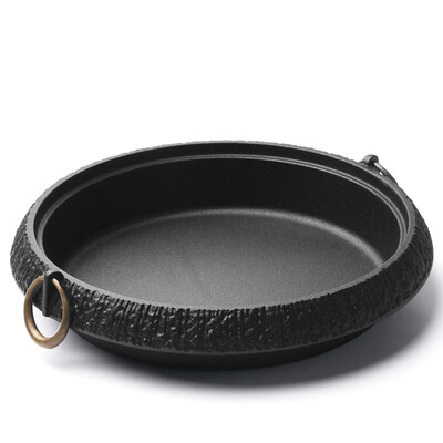 

Cooking Big Emperor Pan pot 26cm frying pan thick cast iron pot iron barbecue meat pot no coated fried steak induction cooker gas gas stove fire general fire J26ATQ4