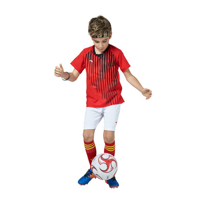 

Anta (ANTA) Kids Boys Soccer Tournament Set Children's Sports Two-piece Set 35724202 Big Red / Pure White 165