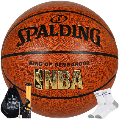 

Spalding Spalding 76-167Y NBA game with blue ball PU material indoor&outdoor basketball