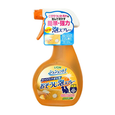 

Jingdong overseas direct Japanese import lion cat dog deodorant sterilizing foam cleaner 270ML mint