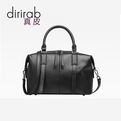 

Dirirab Leather Women's Handbag Boston Leather Leather Bag Messenger Bag 2017 New Women's Shoulder Pillow Bag