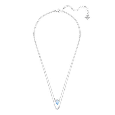 

SWAROVSKI SWAROVSKI FASHION Blue Imitated Crystal Silver Tie Necklace 5274841