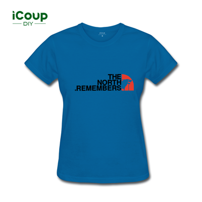 

2017 Primavera Baixo preço mulheres camisetas O norte se lembra de mangas Curtas Algodão anime Projeto Da Novidade de Alta Qualida