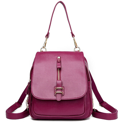 

Designer High Quality Multifunction Backpack Women Preppy School Bags For Teenagers Travel Bags Girls Leather Backpacks Mochila