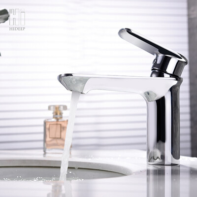 

HIDEEP Bathroom Faucet Brass basin faucet hot and cold water faucet