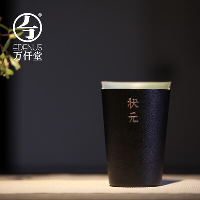 

Wanqian Tang / EDENUS · champion cup 02 · Song Yun thousand cups · high iron glaze cups ancient green glaze