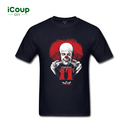 

2017 Summer On Sale mens t shirts short-sleeved clothes Letter Pennywise Printing of Cotton