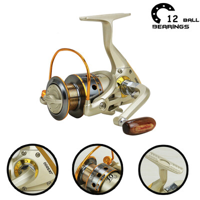 

fishing reels 5.5:1 10BB 1000-7000 Fishing Reels carp salt water surf spinning Reel Feeder molinete Casting Carretilha de pesca Da