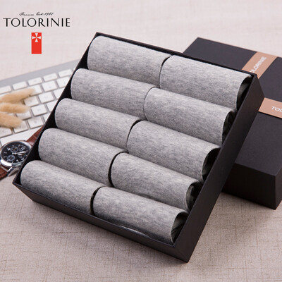 

TOLORINIE casual socks combed cotton business socks male summer cotton socks thin section in the tube socks 10 double K7495D0911 light gray